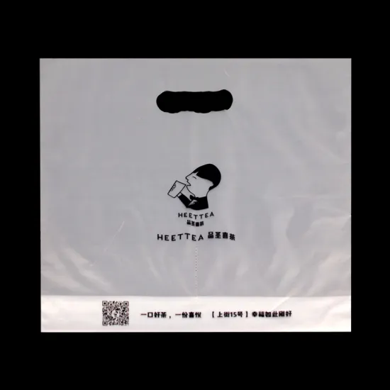 Transparent Punch Hole Handle Bag