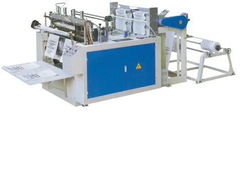 2 line heat-sealing&heat-cutting bag -making machine