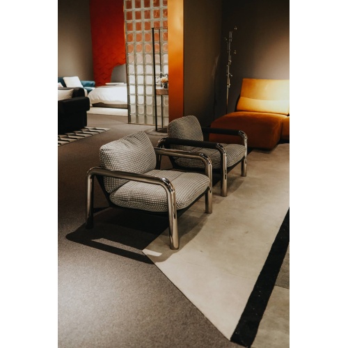 Sillón de acento de punto moderno