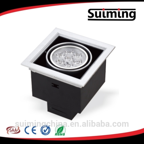 7w 2*7w 3*7w led concealed ceiling grid light for hotel
