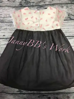 cotton silk fabric girls boutique clothing