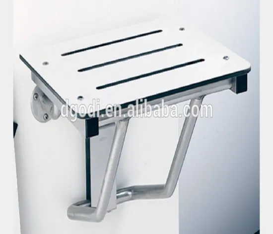 Folding shower shelf bracket