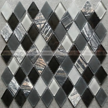 2017 Chinese leverancier Hotsale Goede kwaliteit Ming Green Marble Mosaic Tile in Foshan EMS01