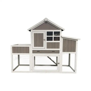 Wooden Large Rabbit Hutch with Removable Trays