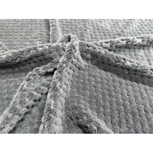 100%Polyester Flannel with Merbau Jacquard Fabric