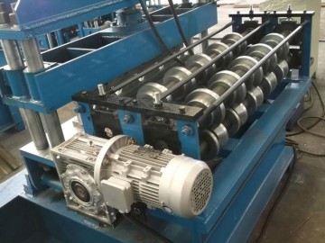 Arch roof sheet making machine, metal roof curving forming machine
