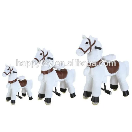 HI EN71mechanical walking horse riding toy on wheels