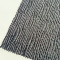Dehnbarer, plissierter Samtstoff in Knitteroptik