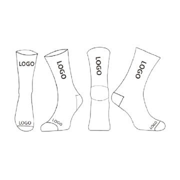 Custom Logo Socks: Unisex Crew Sock - Personalized OEM Design Your Own Colorful Men's Socks