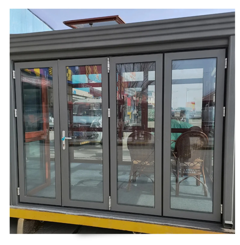 Aluminum commercial doors