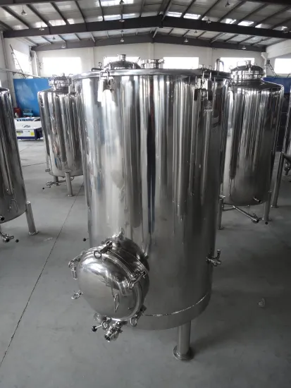 120 Gallon Mash Tun with Recirculation Fitting and Manway