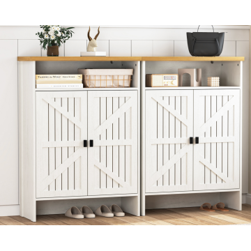 Modern MDF Shoe Rack with Sleek Design