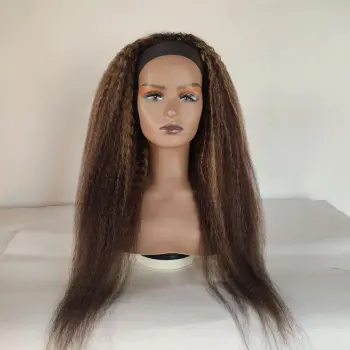 Kinky Straight Human Hair wig