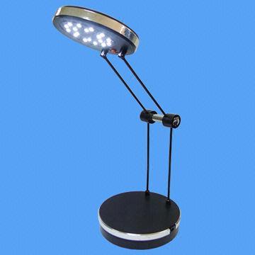3.7V/1,000mAh Rechargeable LED Solar Table Light with Flexible Hand