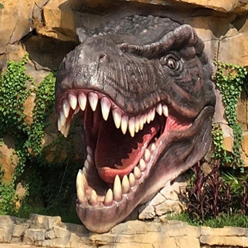 Realistic Giant Dinosaur Gead for Entertainment