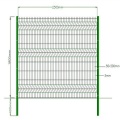 ชุบสังกะสี 3D รอยลวดตาข่ายตกแต่งสวนรั้ว