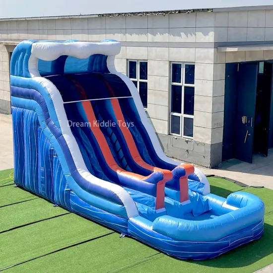 Inflatable Water Slide with Pool for Adults and Kids - Garden Game Slip and Slide
