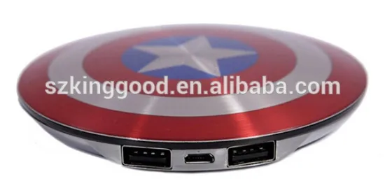 Powerbank 6800mAh captain America power bank