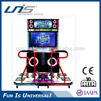 UNIS hot in amusement center double players sport arcade dancing machine