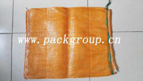 sell orange color pp tubular mesh bags size 50x70cm