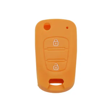 VERNA 2 buttons embossed silicone key cover
