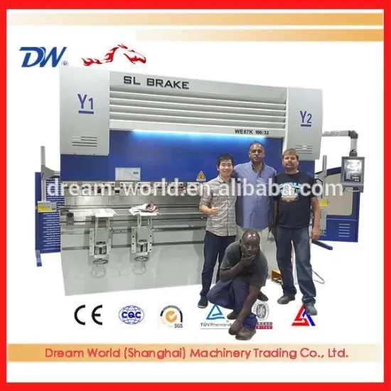 2016 factory direct selling hydraulic plate folding machine , electric folding machine , Press Brake Machine