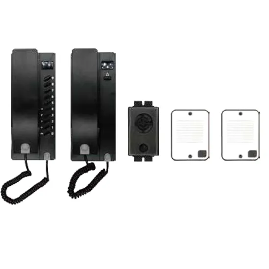 Elevator Intercom Phone 2-Wire 5-Way Intercom System