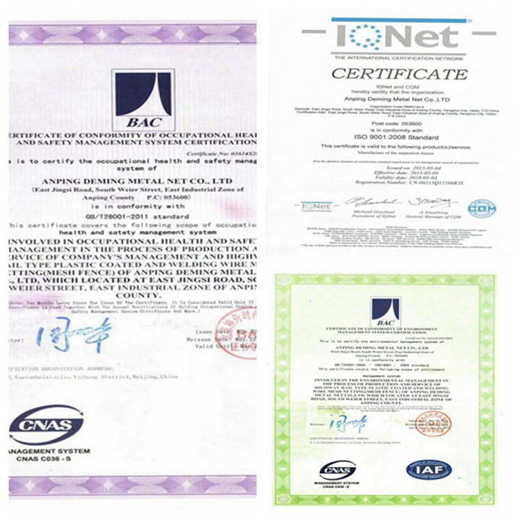 Certification