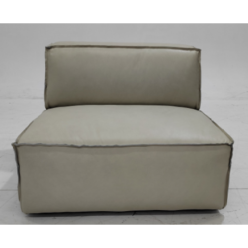 Single sofa without armrests