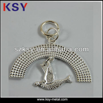 High quality custom made metal logo charms