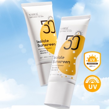 VSHELL Sunscreen SPF 50 UVA/UVB Protection with Zinc Oxide Titanium Dioxide for Sensitive Skin