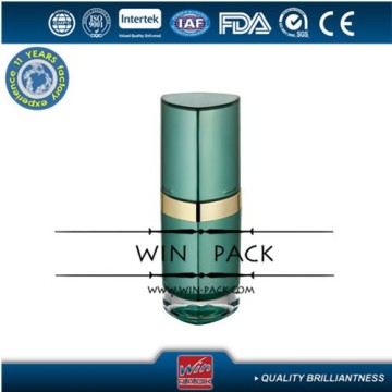green triangle cosmetic plastic bottle ,30ml acrylic triangle bottle,plastic bottles for cosmetic