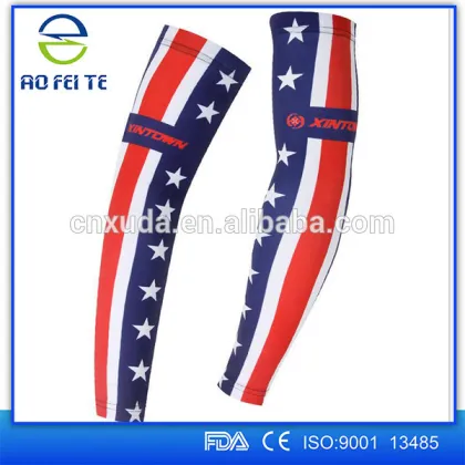 New cycling bike bicycle arm warmers cuff sleeve cover UV sun protection