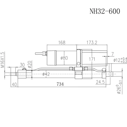 100% Replacement Electric Hydraulic Actuator for KYB Electric Hydraulic Putter
