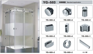 Bathroom Sliding Glass Door Hanging System Yg-503