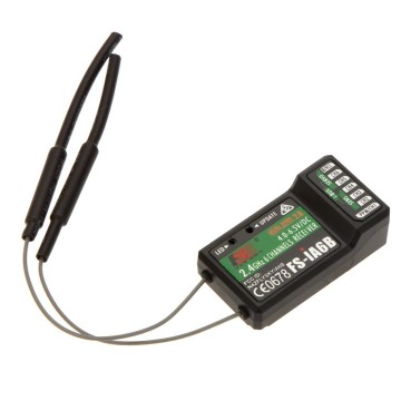 Flysky IA6B 2.4G 6CH PPM receptor IBUS para transmisores FS-I6, FS-I10, I6X, I6S