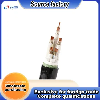 Safe and Efficient Fire-Resistant Copper Power Cables