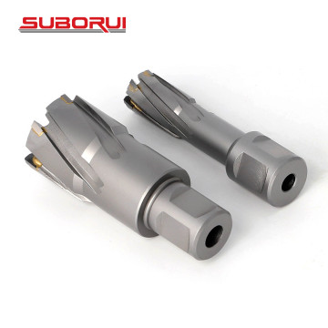 SUBORUI Customized Weldon Shank TCT Annular Broach Cutter for Drill Press