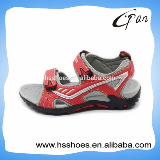 PU upper rubber sole sandal shoes