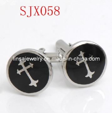 Fashion Christian Metal Cufflinks (SJX058)