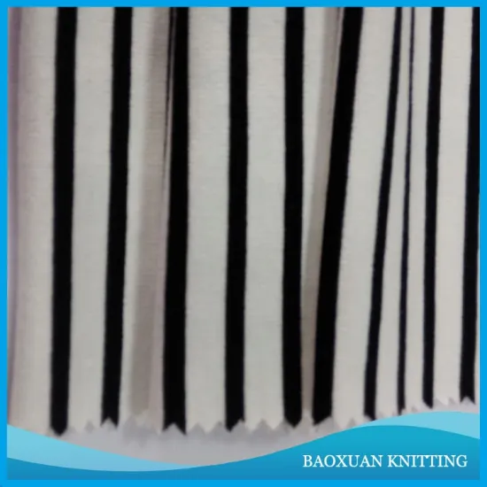 83%rayon 14%nylon 3%spandex fabric NR roma SP stripe printed /factory price rayon nylon skirt fabric
