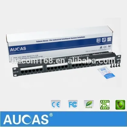 Best Buy Fast Delivery 1u Ethernet Cable Cat6 Patch Panel Wall Mount Cat6 24 Port Patch Panel