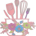 Ornamento per sala da pranzo cucina moderna linea arte