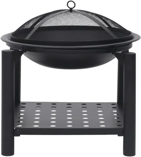 Hot Sales Outdoor Fire Pit with Poker BBQ Grills for Camping Party Travel Heat Provide