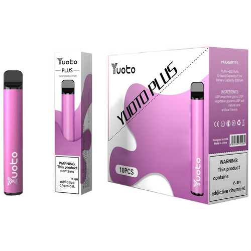 Yuoto Plus 800 Puffs Одноразовые электронные сигареты 600 мАч
