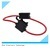 10 AWG red wire plastic waterproof automotive car inline fuse holder with safeguard cover