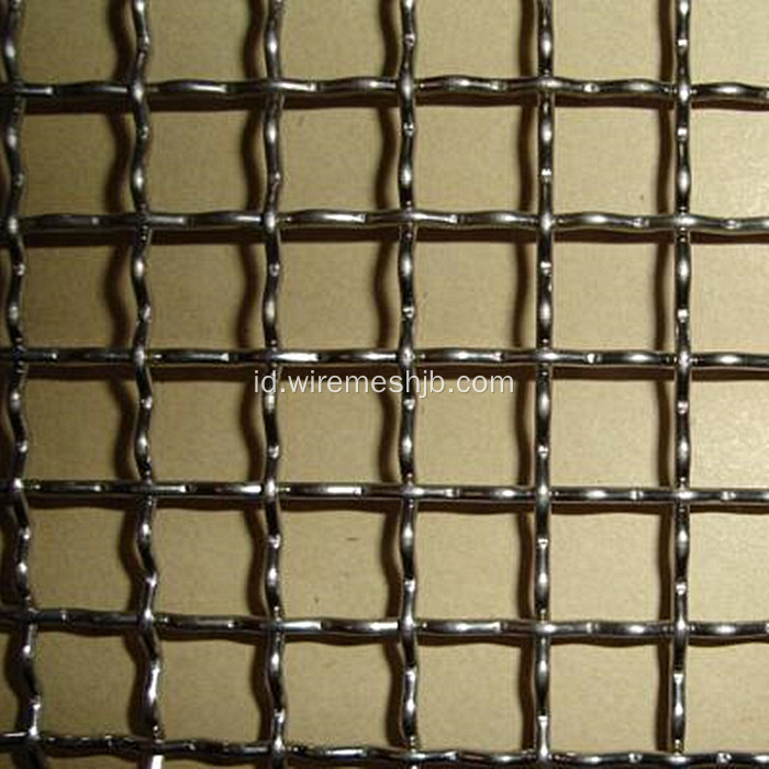 SS Crimped Wire Mesh Untuk Pertambangan Dan Pertanian