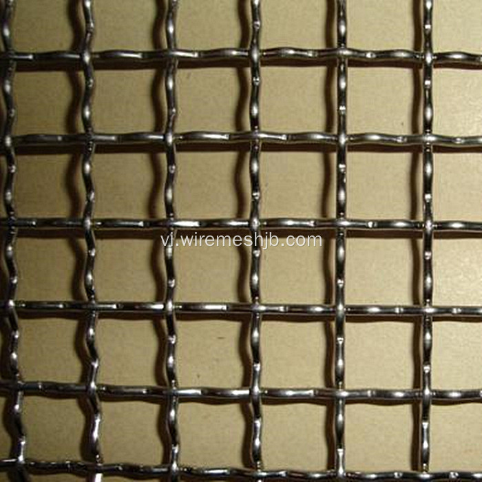 SS Crimped Wire Mesh cho khai thác mỏ và trang trại