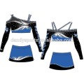 Unyk ûntwerp strapless cheer uniform foar jeugd