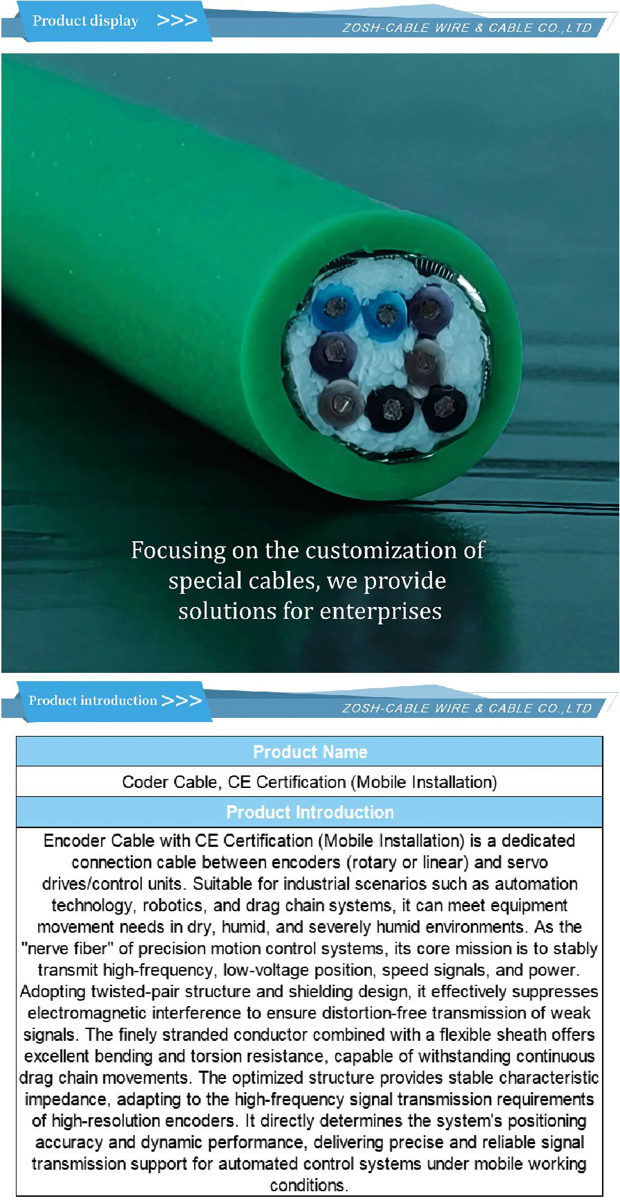 Servo Drive, Code Cable-xiangqing1-ZS043